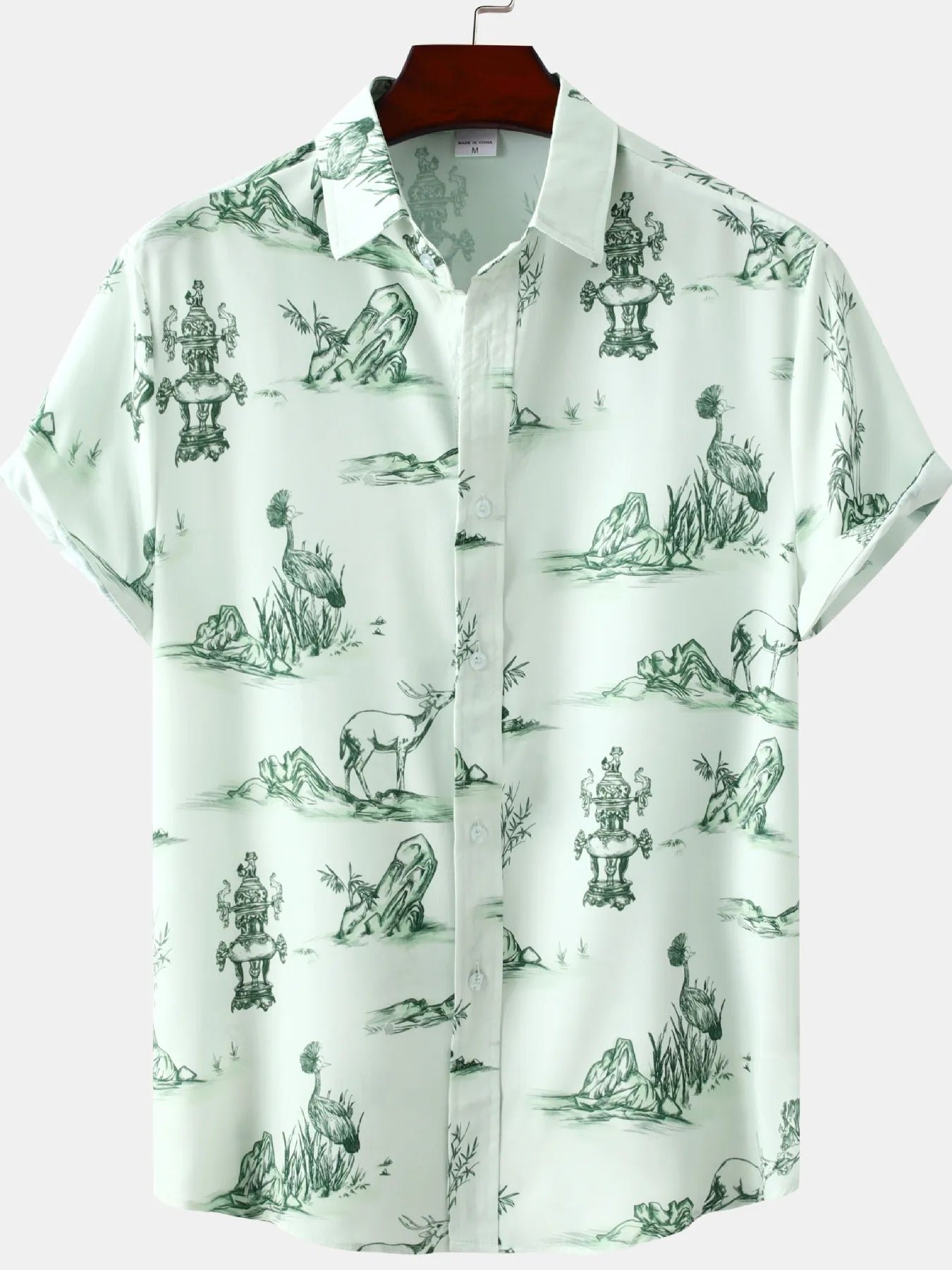 Beachside Classic Short Sleeve Button-Up Shirt