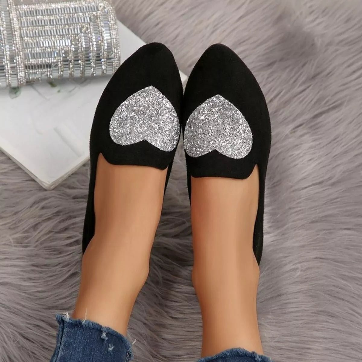 My Heart Be'dazzled Slip-On Loafer Flats
