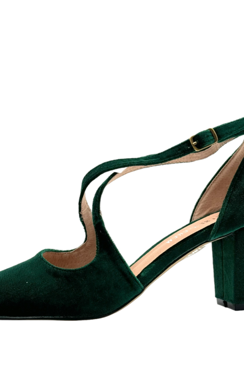 Oren Velvet Mary Jane Heels | 6 Colors | Chelsea Crew