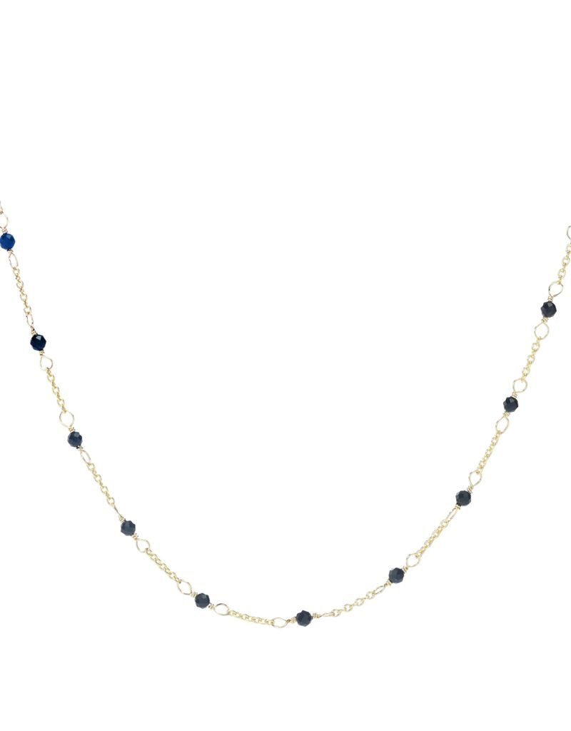 Cameo Italiano "Elements" Black Onyx Station Choice of Length Necklace