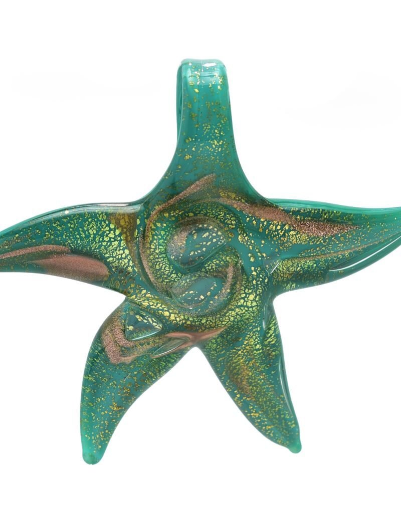 Il Murano di Francesca 53x50mm Murano Glass Starfish Pendant
