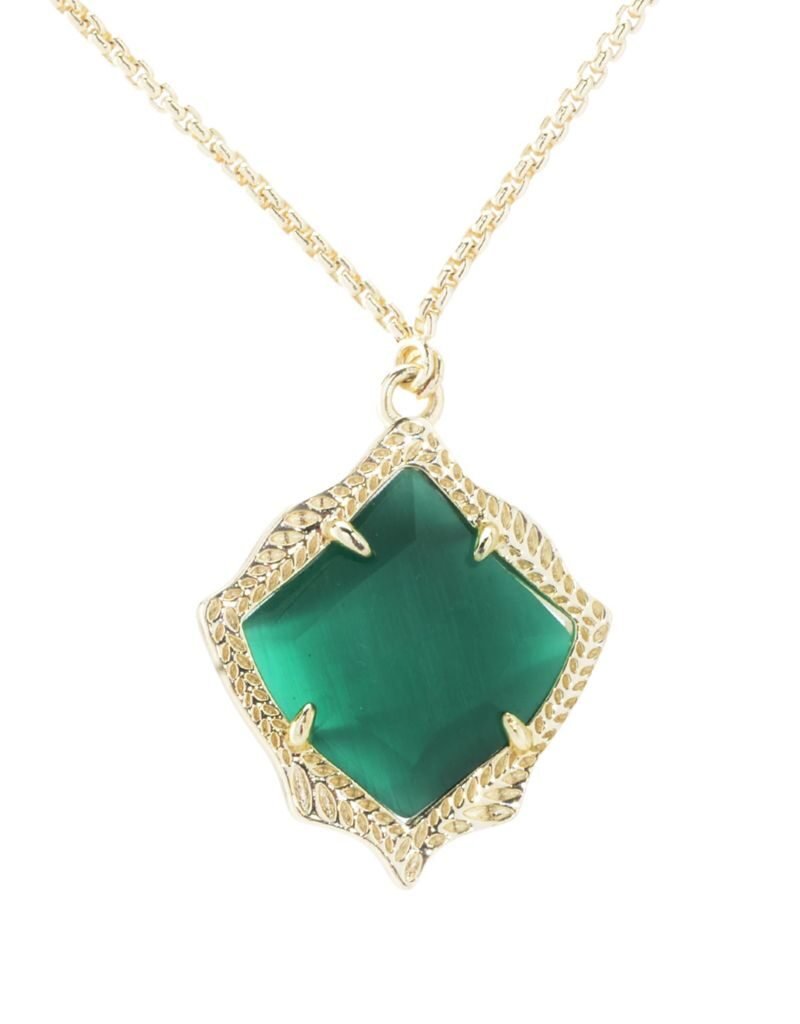 Kendra Scott Gold-tone "Kacey" Choice of Gemstone 28" Necklace
