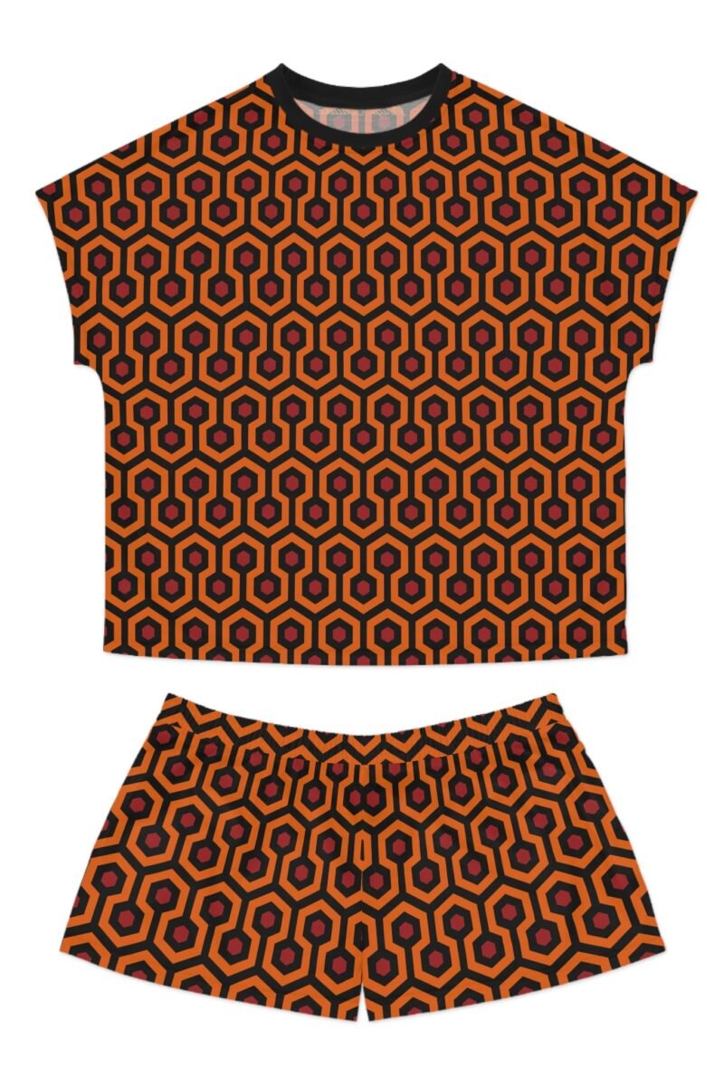 TGIF Sleepover PJs in Hotel Hexagon Tee & Pajama Shorts-Set