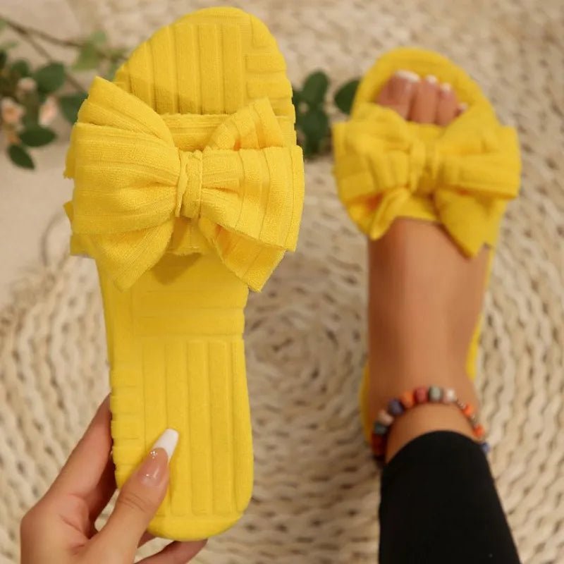 Leyla Bow-Knot Slide Sandals | 8 Colors