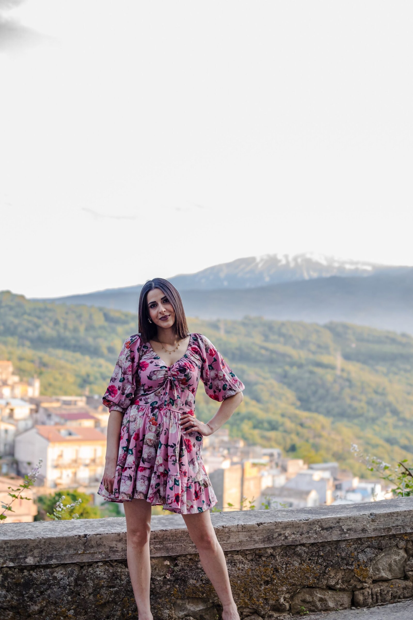 Molly Mini in Mauve Ambrosia Floral