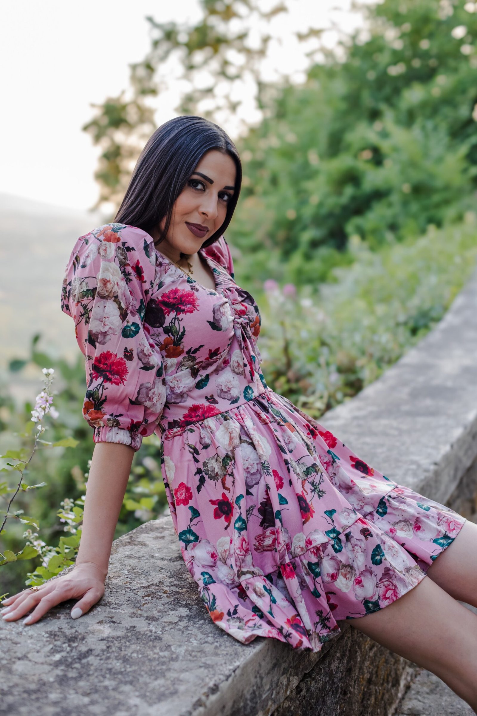 Molly Mini in Mauve Ambrosia Floral