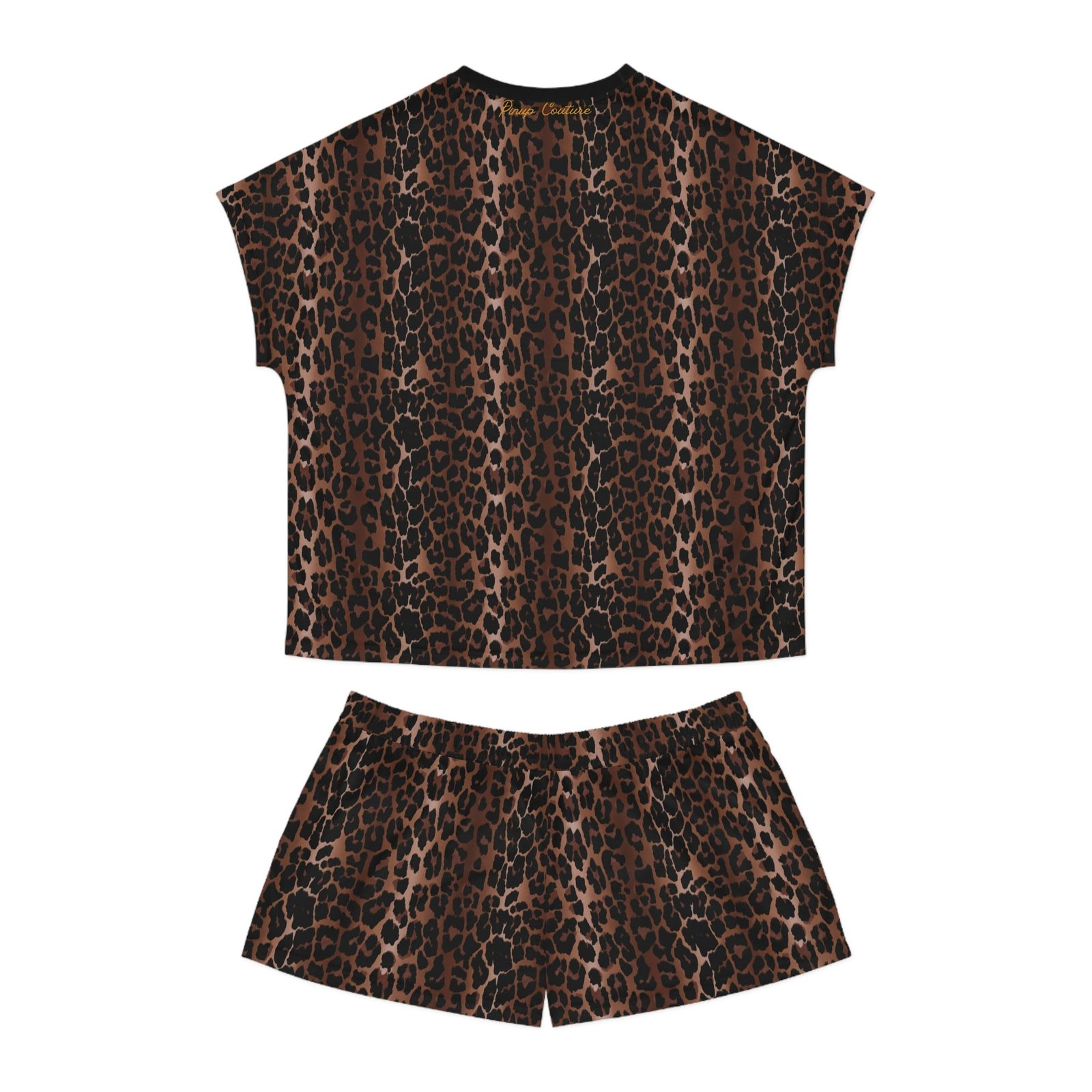 TGIF Sleepover PJs in OG Leopard Tee & Pajama Shorts-Set