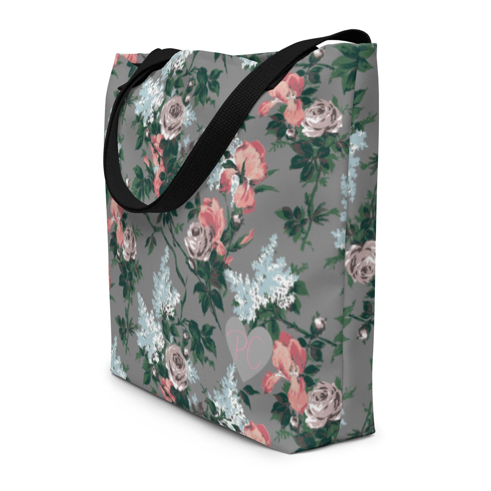 Sunny Days Large Shopper Tote Bag in J'Adore Paris Bella Roses Print