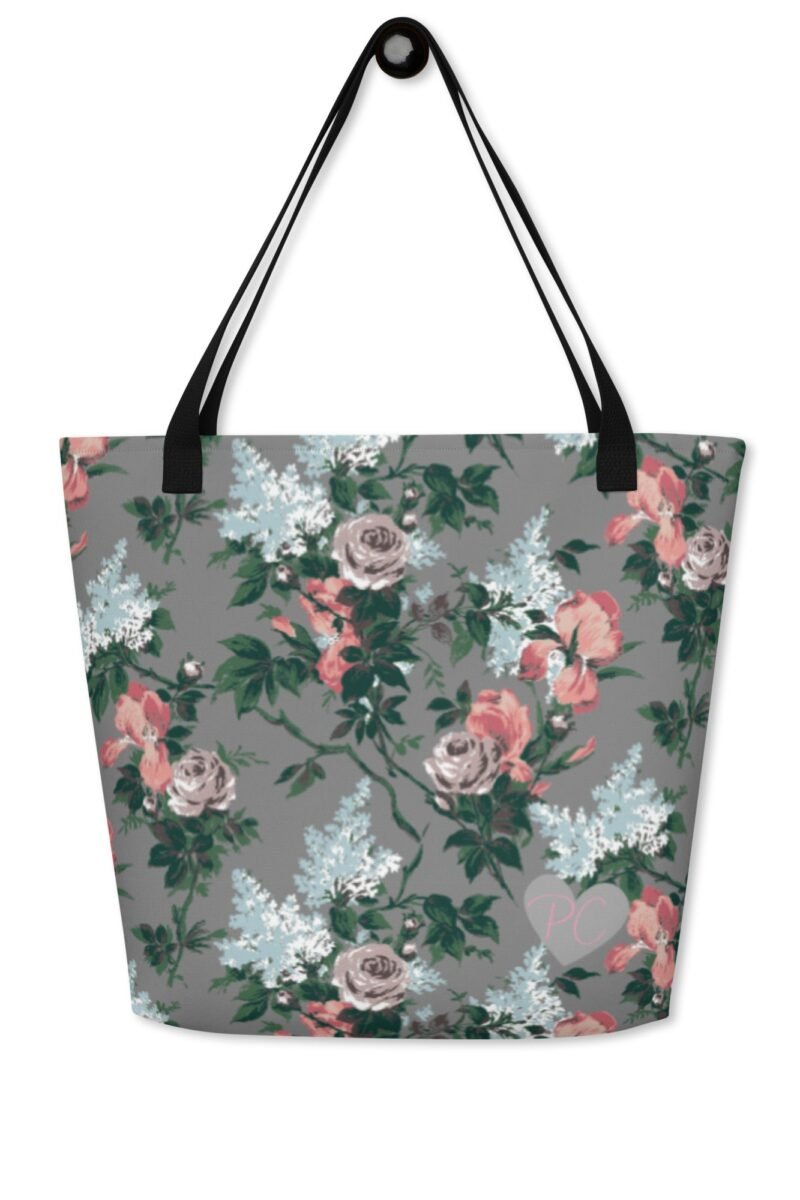 Sunny Days Large Shopper Tote Bag in J'Adore Paris Bella Roses Print