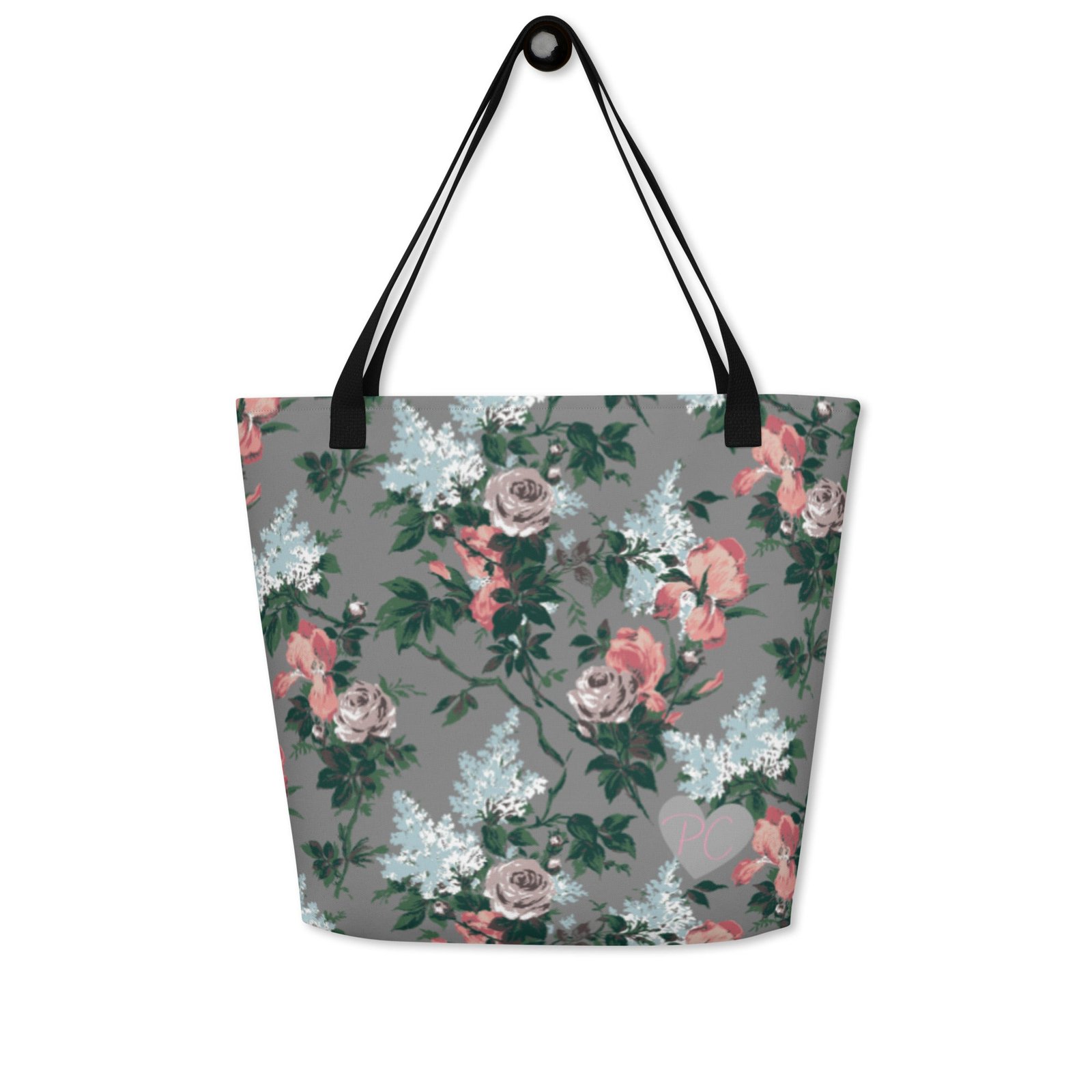 Sunny Days Large Shopper Tote Bag in J'Adore Paris Bella Roses Print