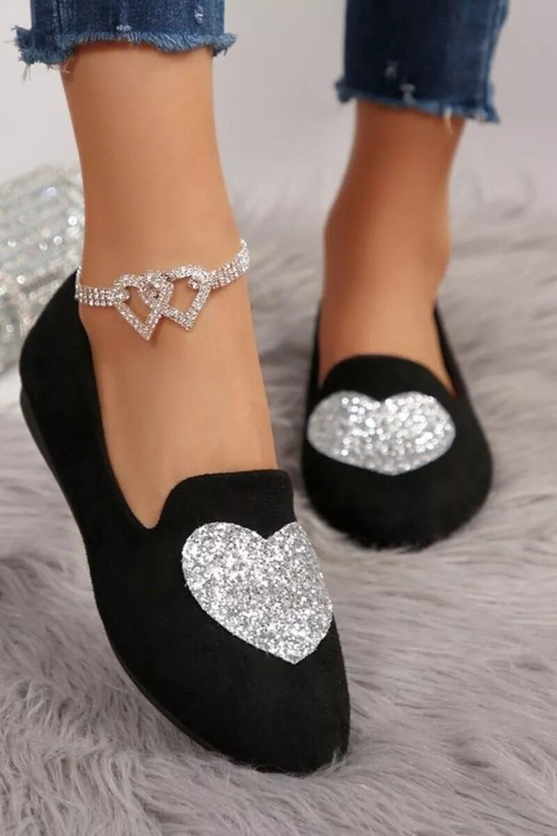 My Heart Be'dazzled Slip-On Loafer Flats