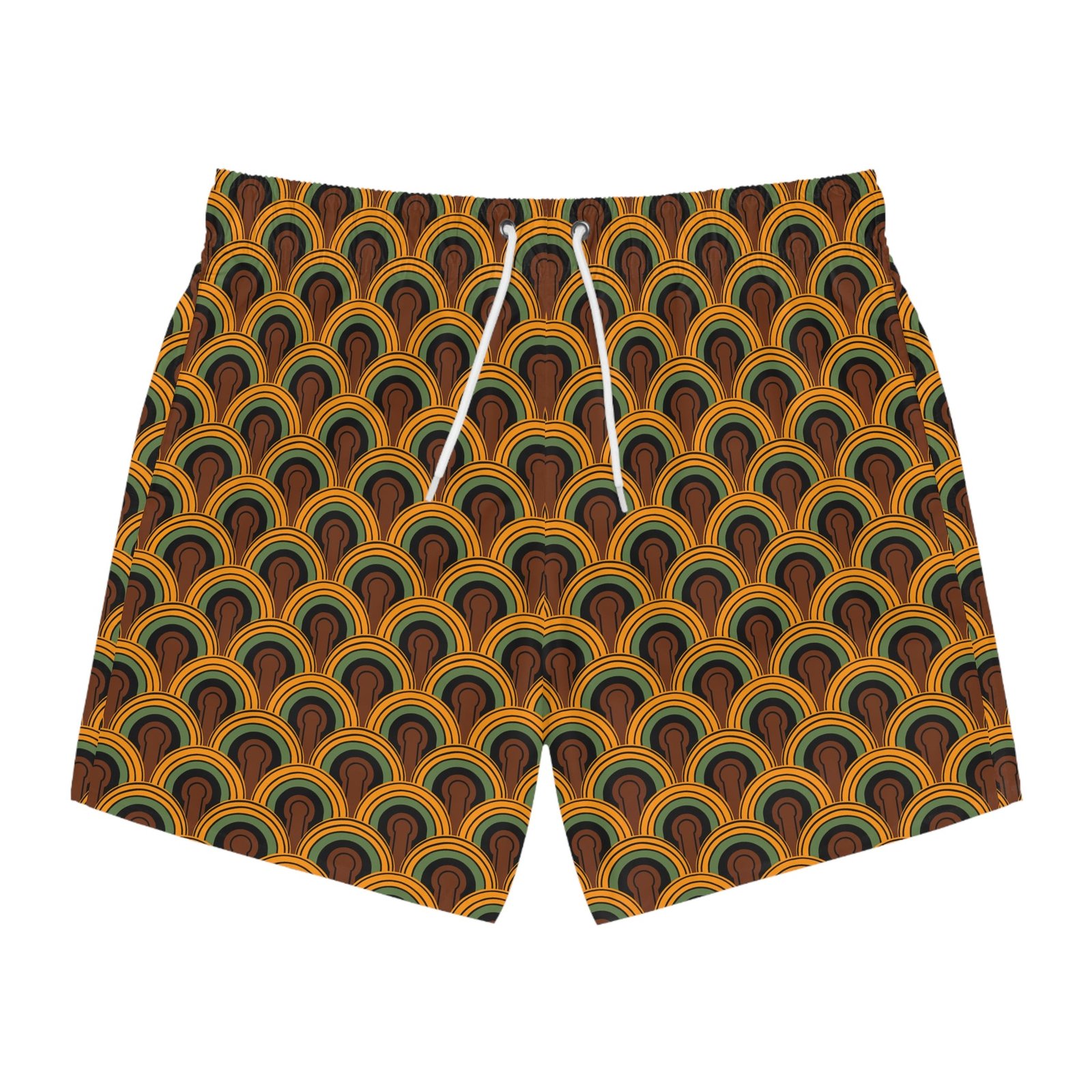 1970's Vintage Room 237 Print Men's Swim Trunks