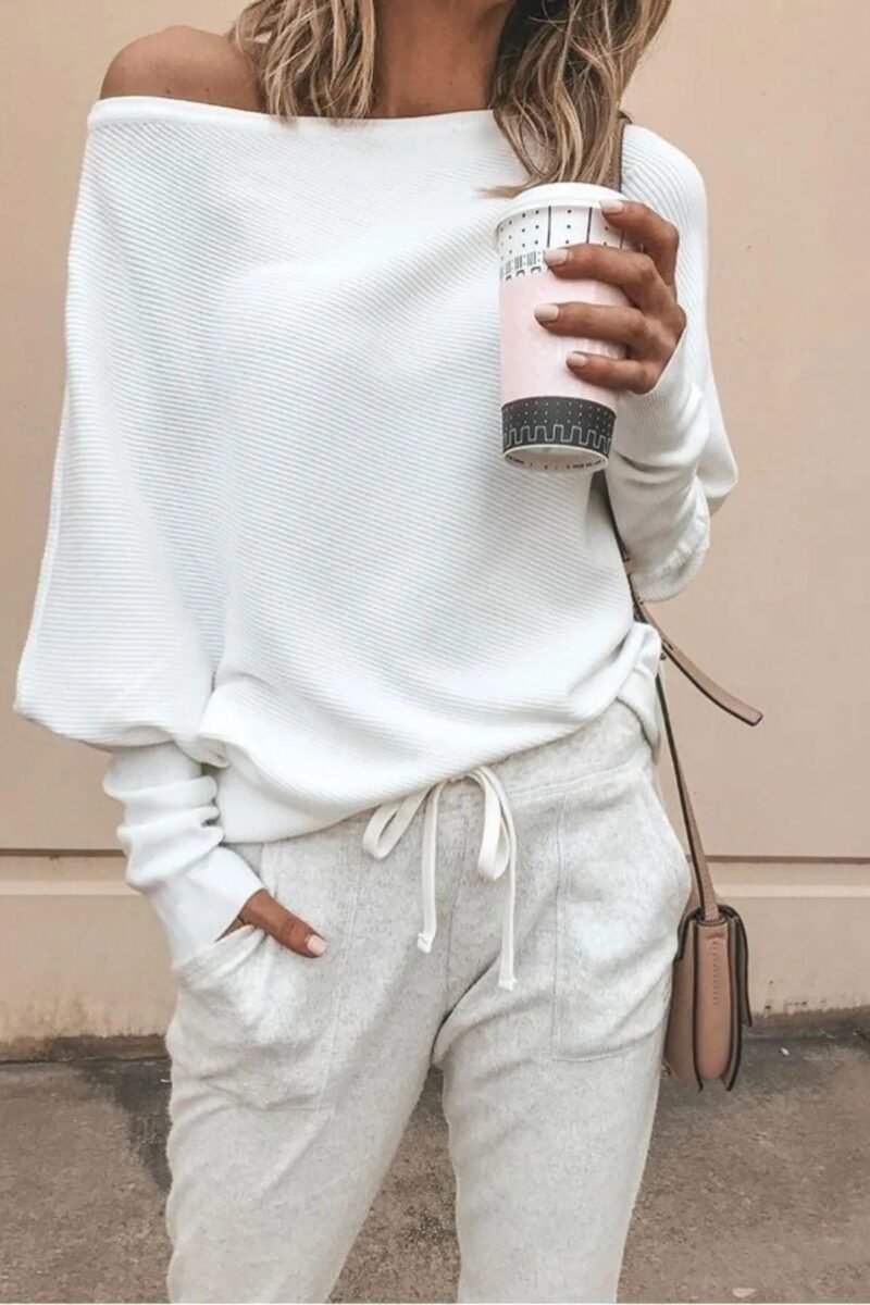 Sunseeker Off-Shoulder Knit Top | 6 Colors