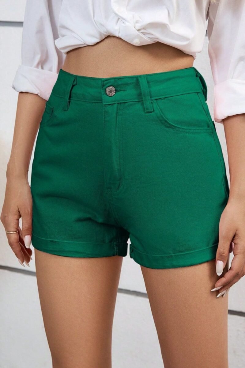 Lila High-Waist Denim Shorts | 4 Colors