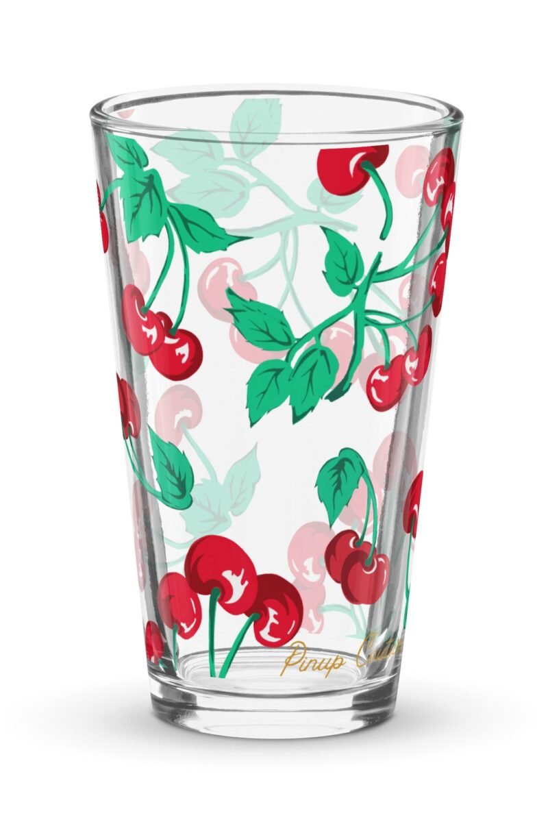 Liza Cherry Girl 16 oz Pint Glass