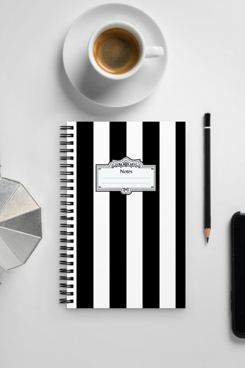 Madison Avenue Mark Stripe 8 x 5 Spiral Notebook